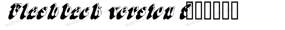 Flashback version 3字体转换